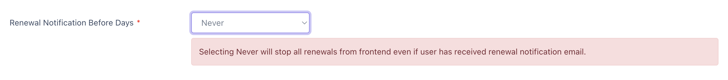 4 - Renewal Days Never.png